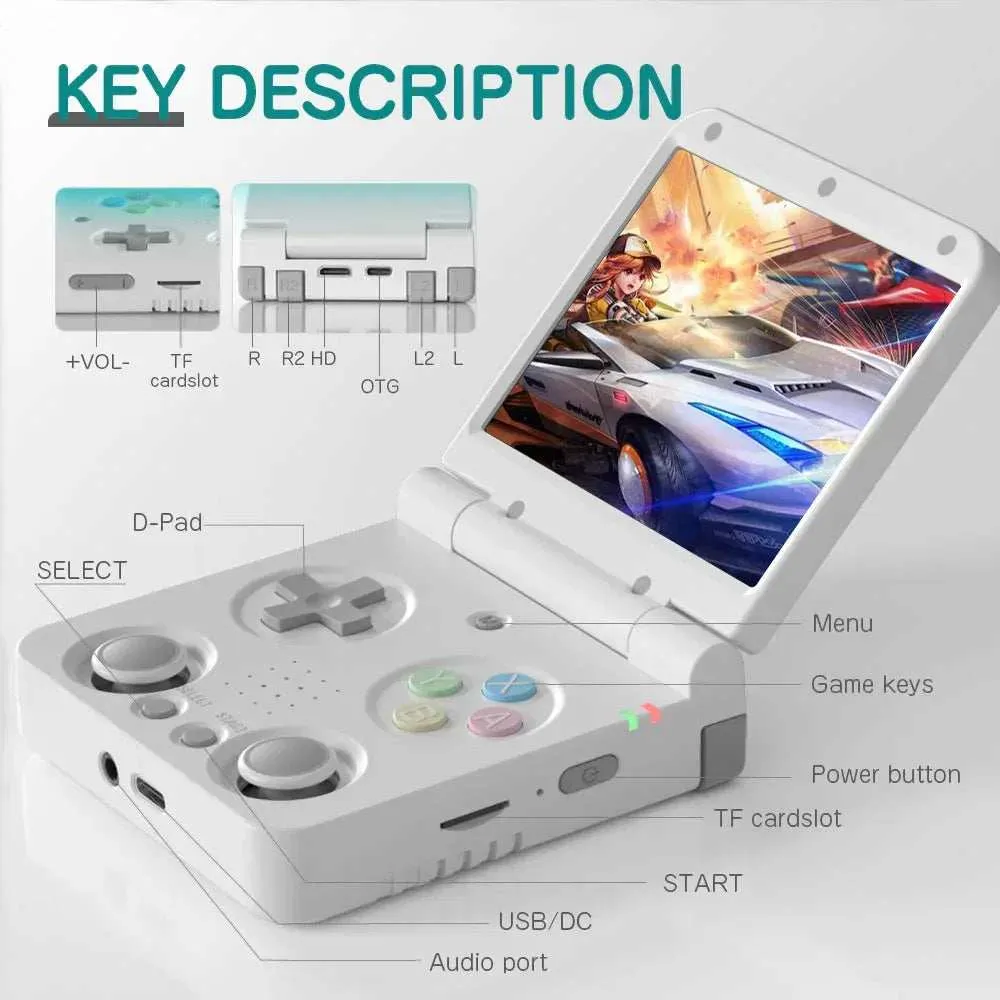 Miyoo Flip V2 consolă portabilă pliabilă