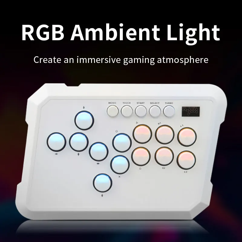 Powkiddy A50 Hitbox controller arcade leverless