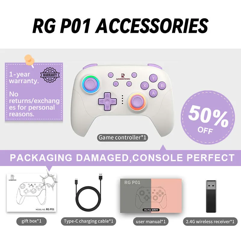 Anbernic RG P01 controller wireless Hall