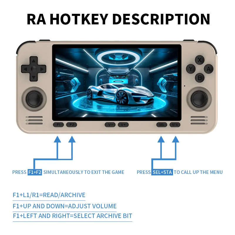 Powkiddy RGB10MAX3 Pro consolă portabilă retro