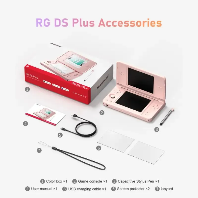 Anbernic RG DS Plus consola portabila ecran dublu
