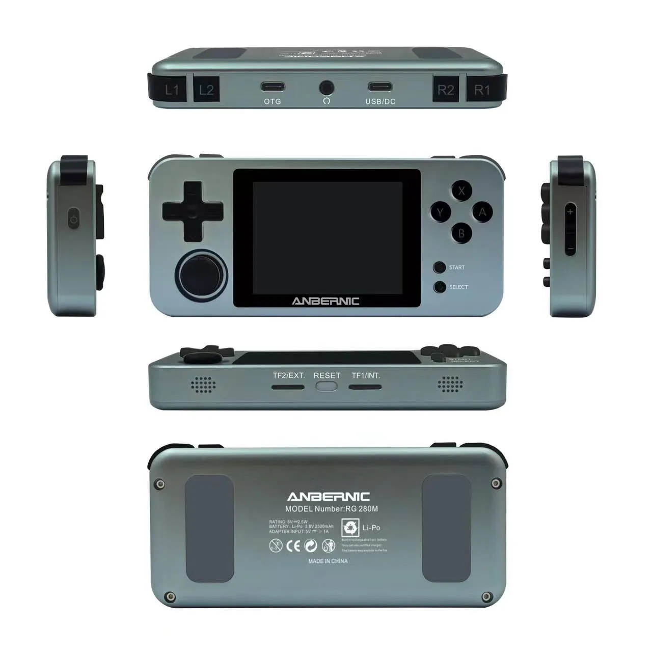 Anbernic RG280M consola portabila metal IPS