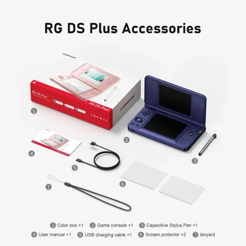 Anbernic RG DS Plus consola portabila ecran dublu