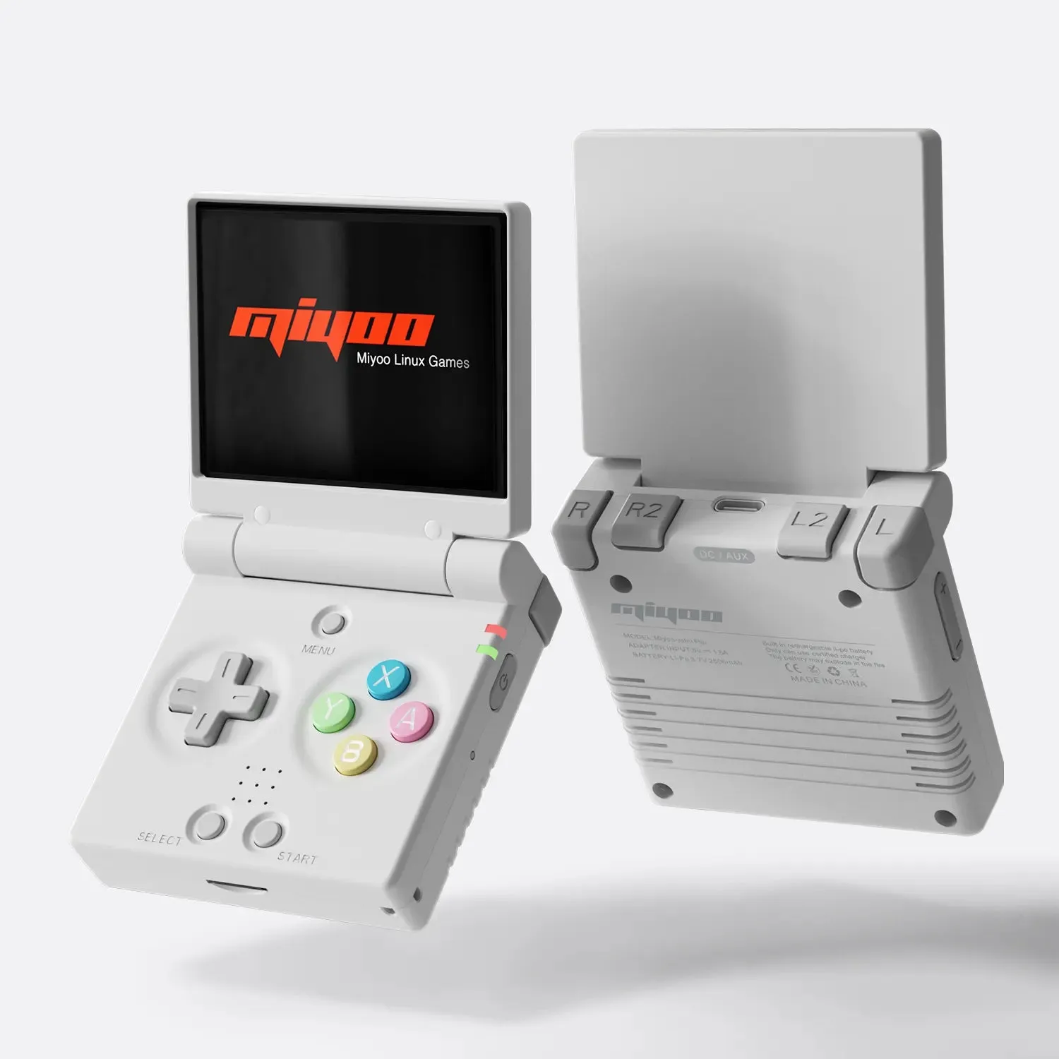 Miyoo Mini Flip consola portabila pliabila