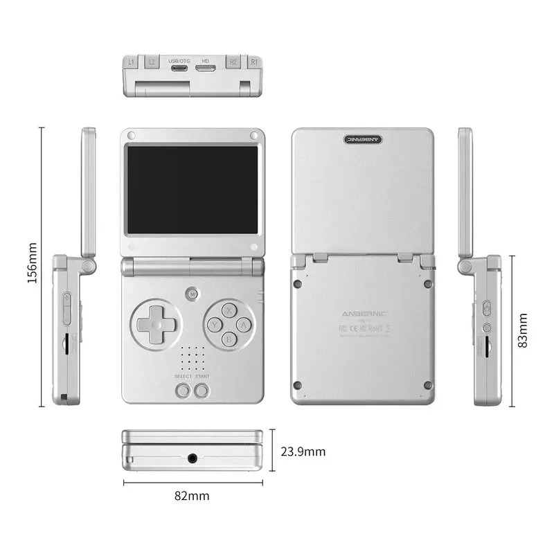 Anbernic RG SP consolă portabilă Linux clamshell
