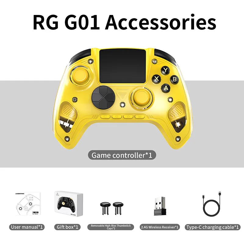 Anbernic RG G01 gamepad wireless cu ecran IPS