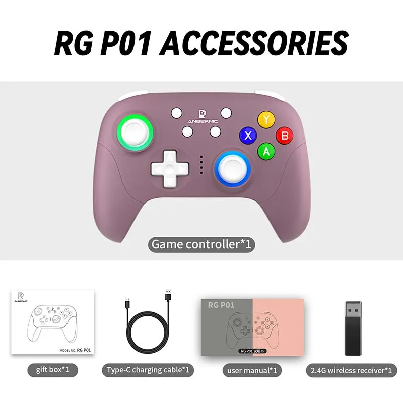 Anbernic RG P01 controller wireless Hall